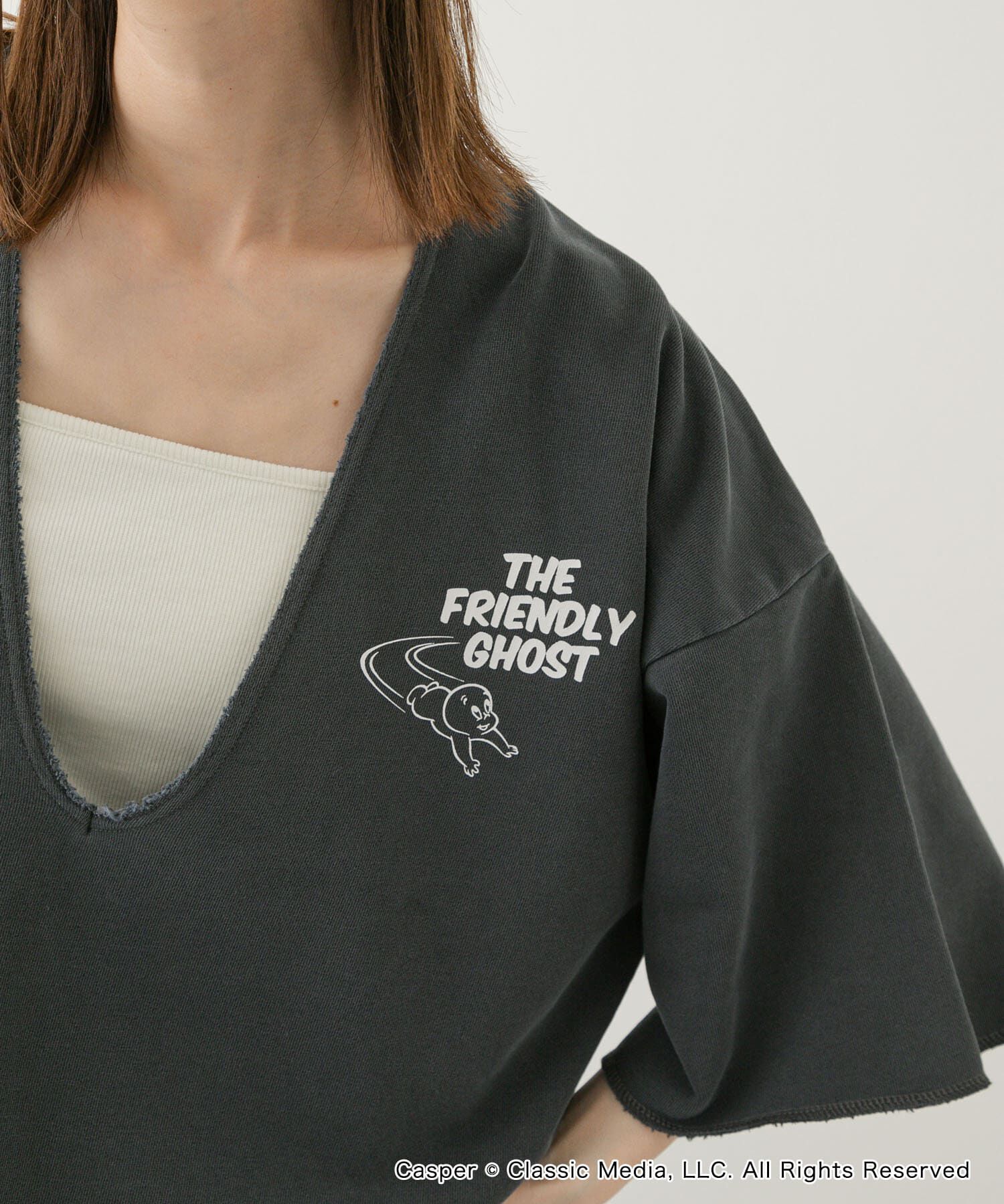 SENSE OF PLACE by URBAN RESEARCH「『別注』Casper&times;SENSE OF PLACE/スキッパートップ」|Tシャツ・カットソー|