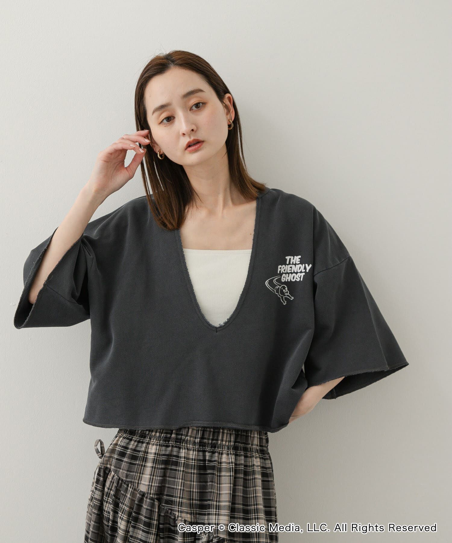 SENSE OF PLACE by URBAN RESEARCH「『別注』Casper&times;SENSE OF PLACE/スキッパートップ」|Tシャツ・カットソー|