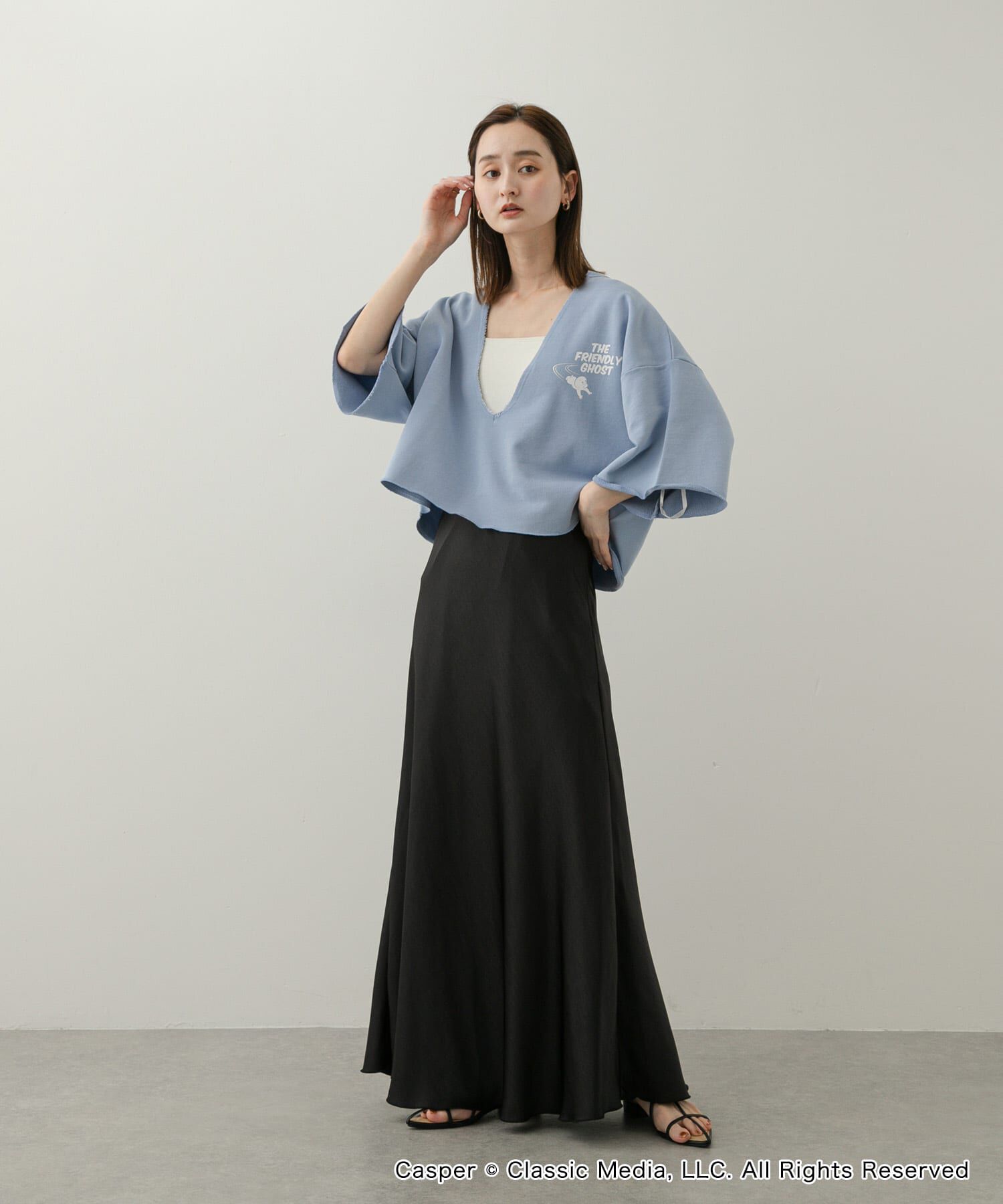 SENSE OF PLACE by URBAN RESEARCH「『別注』Casper&times;SENSE OF PLACE/スキッパートップ」|Tシャツ・カットソー|