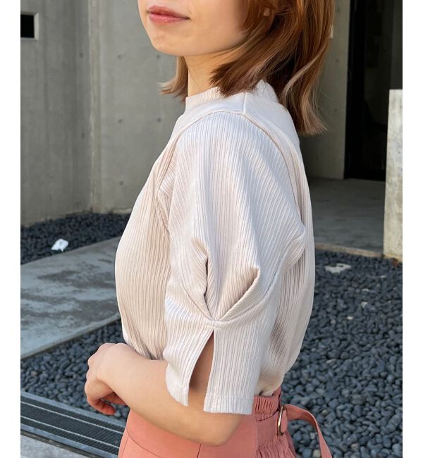 MAJESTICLEGON「タックスリーブトップス」|Tシャツ・カットソー|