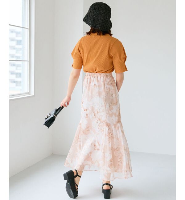 MAJESTICLEGON「タックスリーブトップス」|Tシャツ・カットソー|