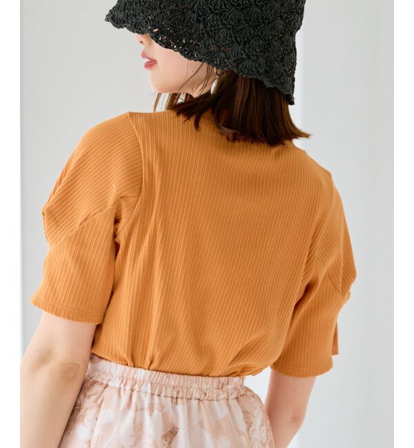 MAJESTICLEGON「タックスリーブトップス」|Tシャツ・カットソー|