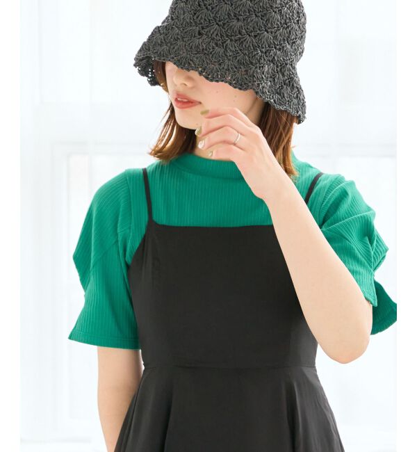 MAJESTICLEGON「タックスリーブトップス」|Tシャツ・カットソー|