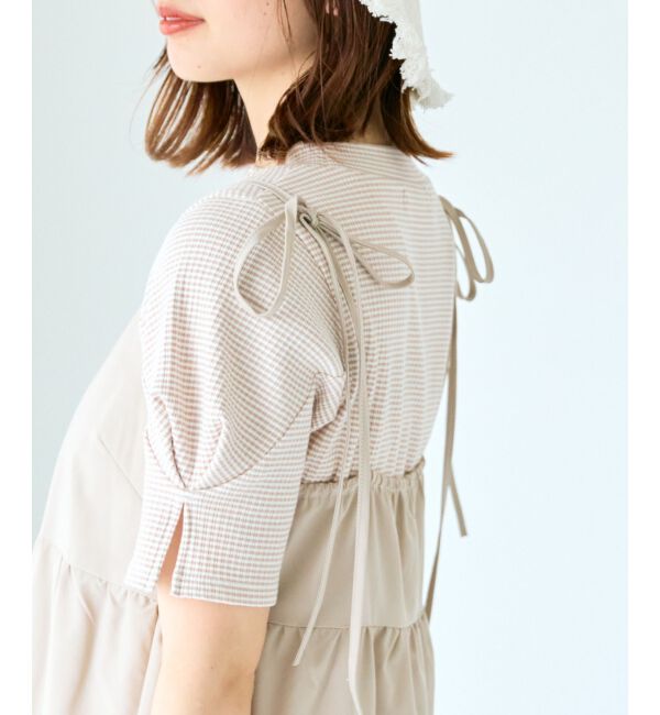 MAJESTICLEGON「タックスリーブトップス」|Tシャツ・カットソー|