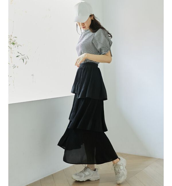 MAJESTICLEGON「タックスリーブトップス」|Tシャツ・カットソー|