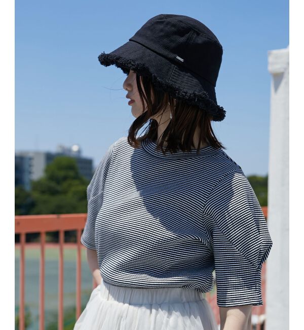 MAJESTICLEGON「タックスリーブトップス」|Tシャツ・カットソー|