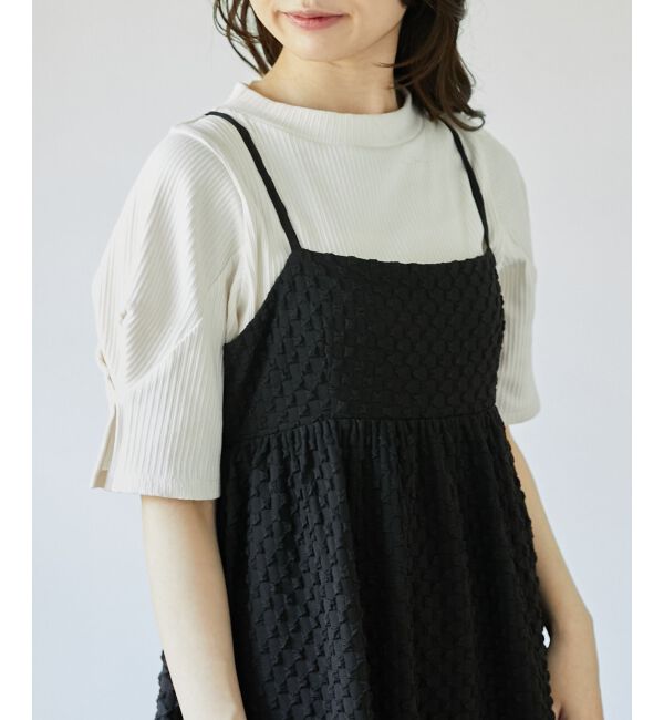 MAJESTICLEGON「タックスリーブトップス」|Tシャツ・カットソー|