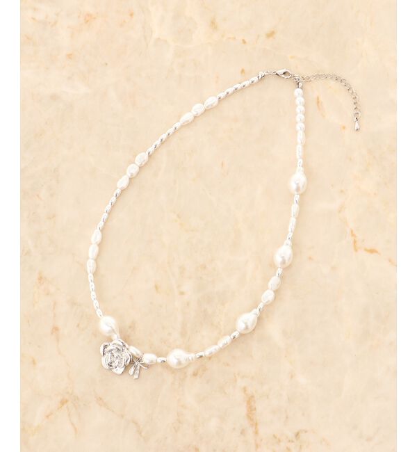 MAJESTICLEGON「モチーフパールネックレス」|ネックレス|