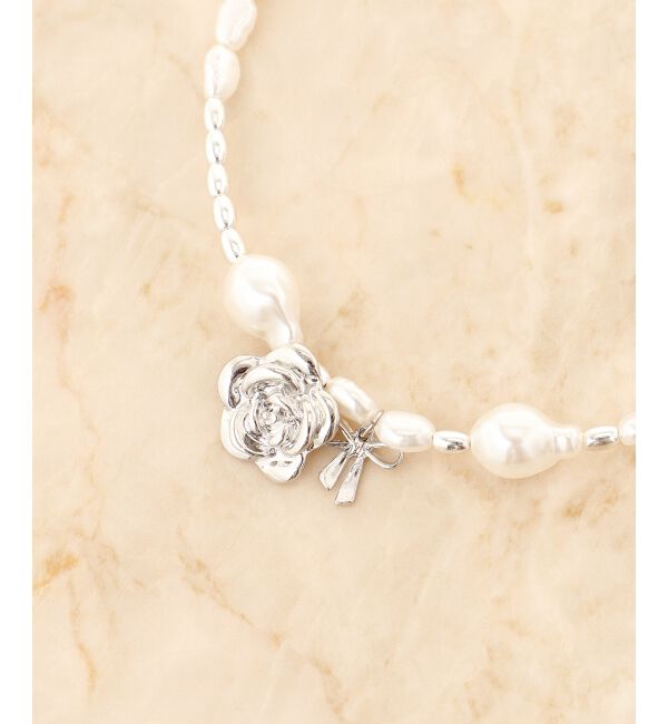 MAJESTICLEGON「モチーフパールネックレス」|ネックレス|