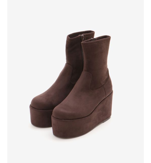  「ブーツカバーセット厚底ブーツ」|ショートブーツ|