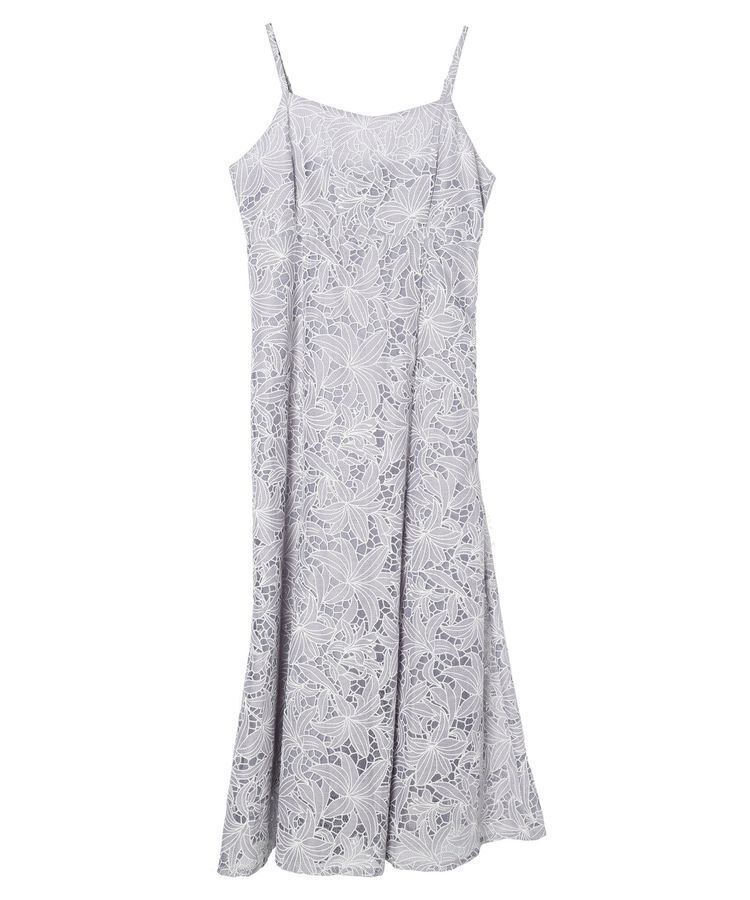 earth music&ecology「SET2点　シアーブラウス+レースキャミワンピース」|ワンピース|