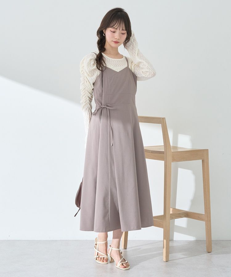 earth music&ecology「ギャザーショルダーカットレースプルオーバー」|Tシャツ・カットソー|