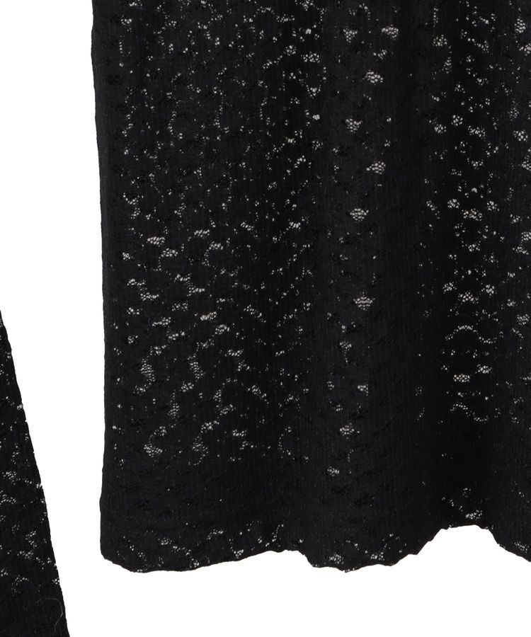 earth music&ecology「ギャザーショルダーカットレースプルオーバー」|Tシャツ・カットソー|