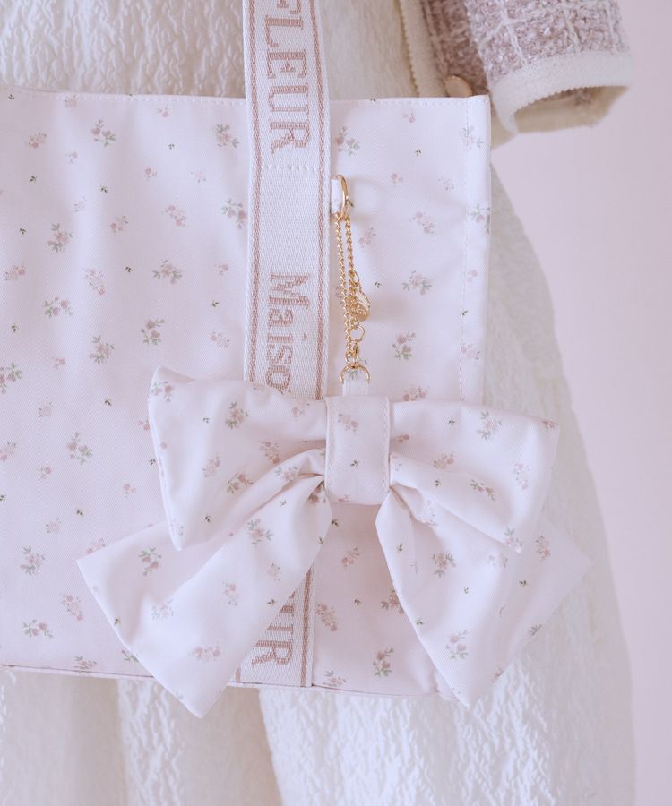 Maison de FLEUR「ピンクマニアリボンポーチチャーム」|その他|