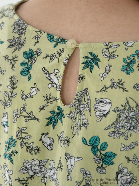  「総柄プリントワンピース/Pooh」|ワンピース|