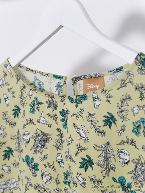  「総柄プリントワンピース/Pooh」|ワンピース|