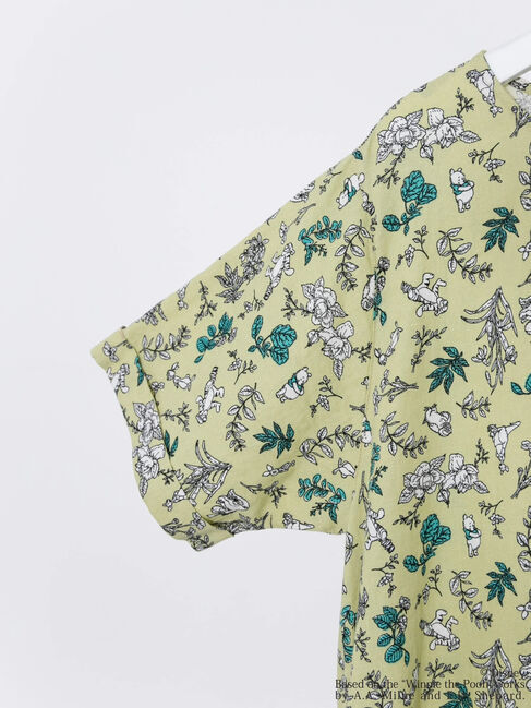  「総柄プリントワンピース/Pooh」|ワンピース|