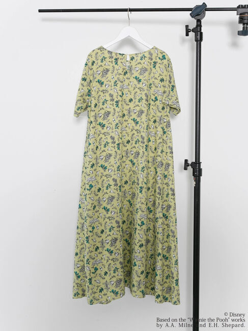  「総柄プリントワンピース/Pooh」|ワンピース|