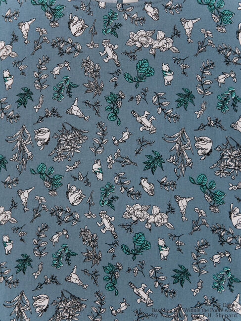  「総柄プリントワンピース/Pooh」|ワンピース|