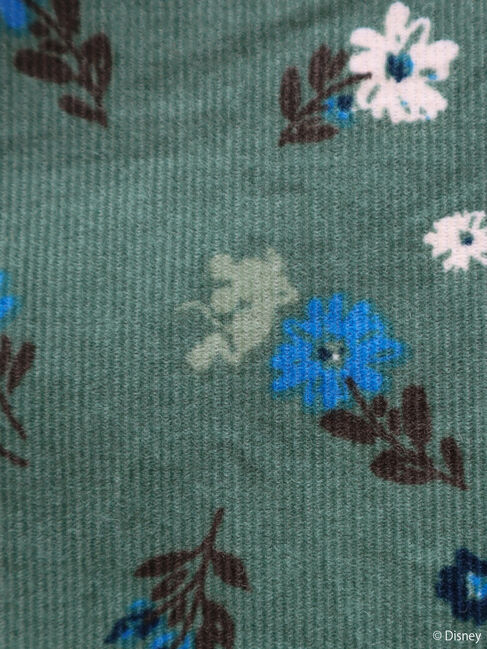  「プリントコーデュロイワンピース/Mickey」|ワンピース|