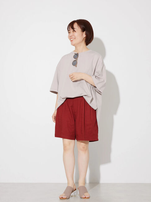 AMERICAN HOLIC「【小柄女性向け】リネンブレンドショートパンツ」|その他|