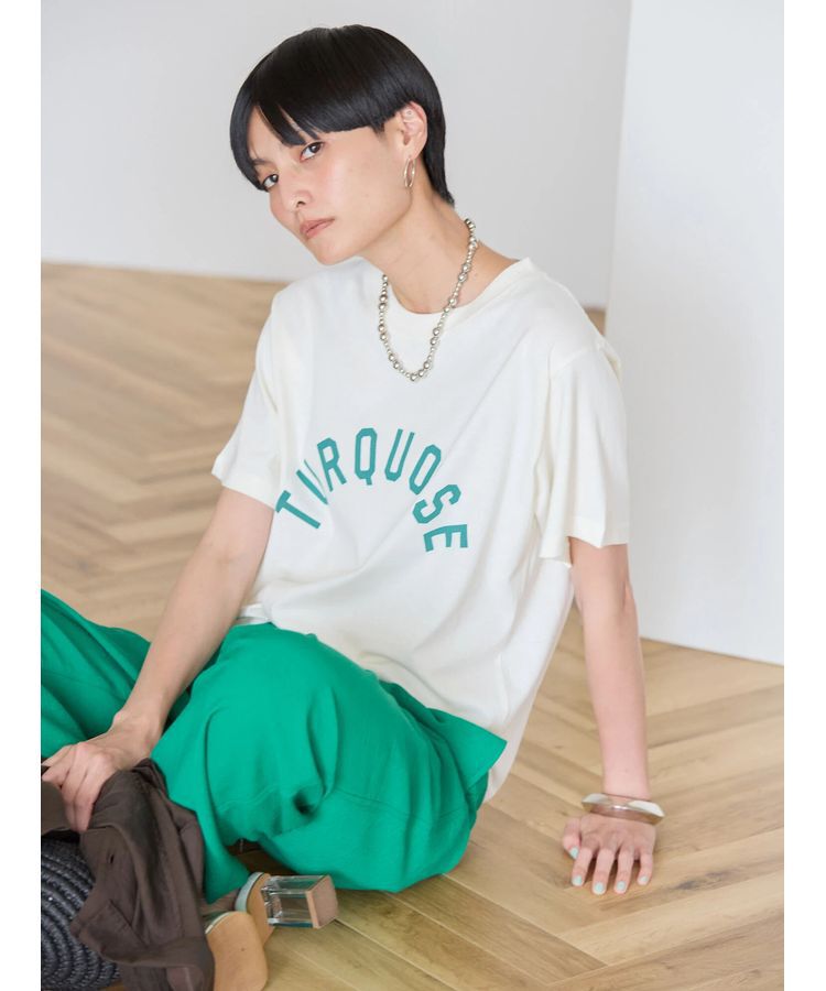 AMERICAN HOLIC「TURQUOISEロゴカットプルオーバー」|Tシャツ・カットソー|