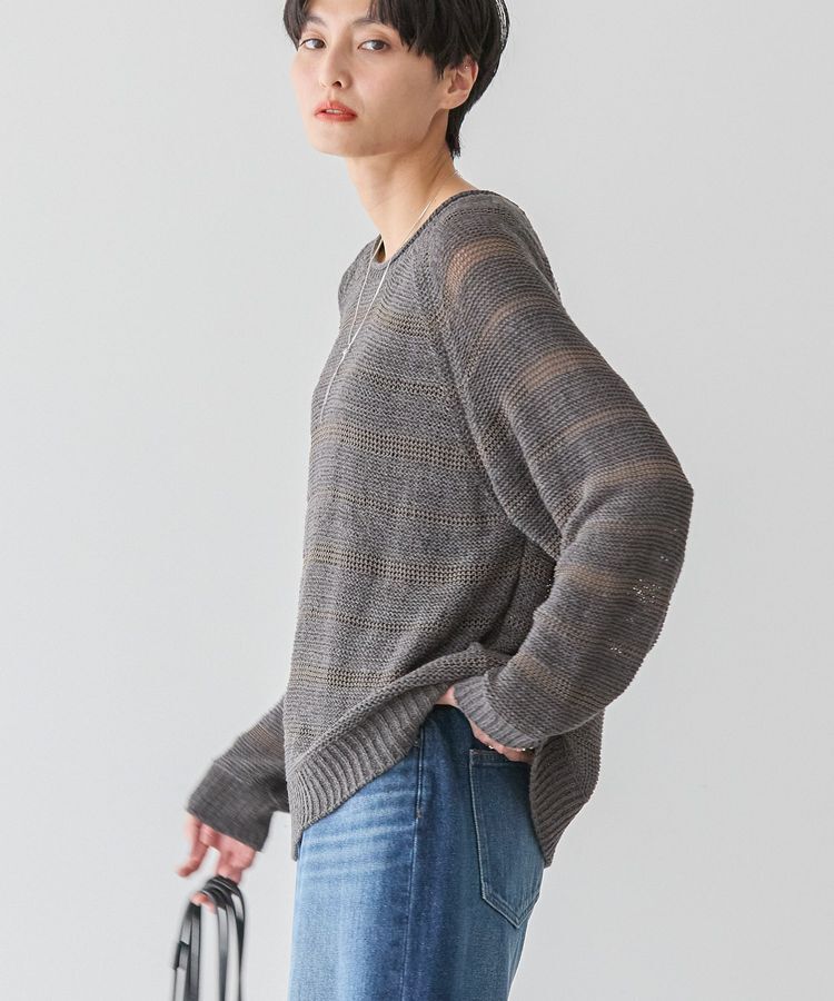 AMERICAN HOLIC「透かし編みニットプルオーバー」|ニット・セーター|