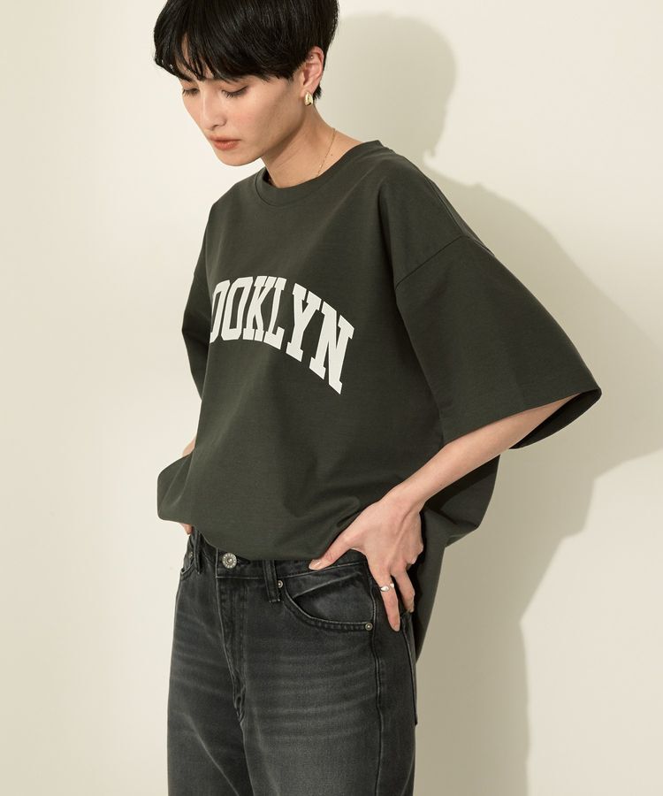 AMERICAN HOLIC「BROOKLYN カレッジロゴBIGTシャツ」|Tシャツ・カットソー|