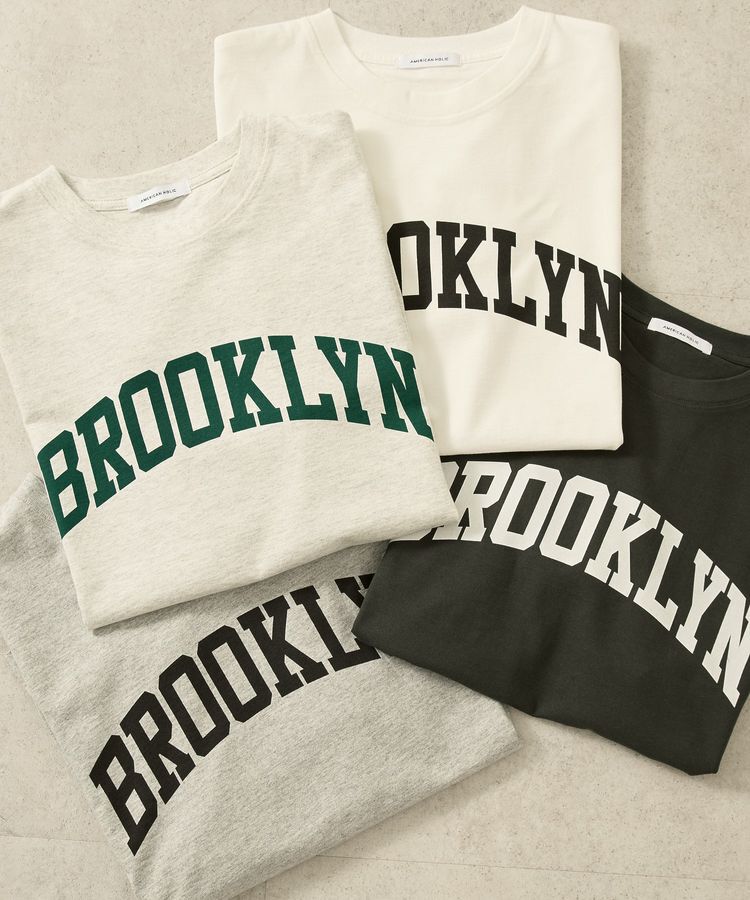 AMERICAN HOLIC「BROOKLYN カレッジロゴBIGTシャツ」|Tシャツ・カットソー|