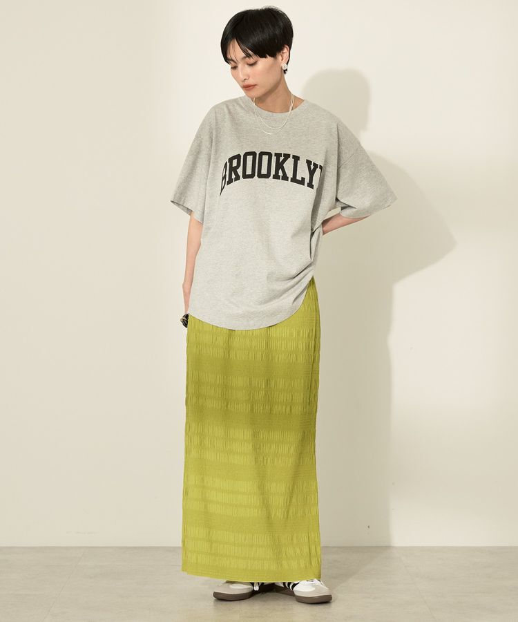 AMERICAN HOLIC「BROOKLYN カレッジロゴBIGTシャツ」|Tシャツ・カットソー|