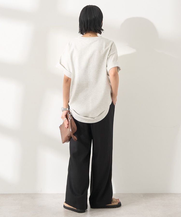 AMERICAN HOLIC「接触冷感リネンブレンドタックワイドパンツ」|その他|