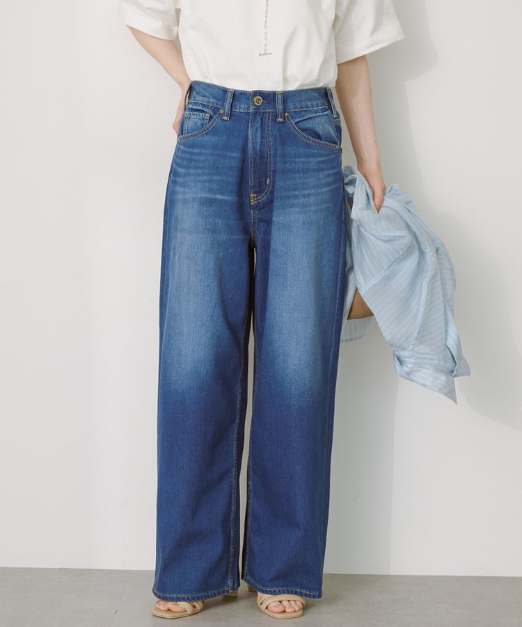 AMERICAN HOLIC「接触冷感 ワイドデニム」|デニム|Indigo