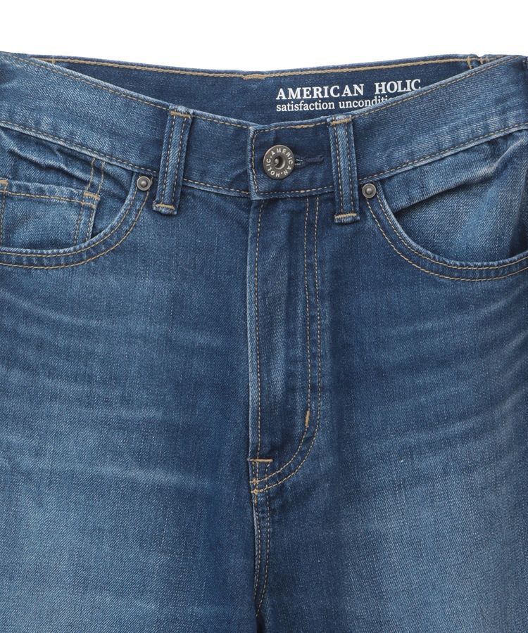 AMERICAN HOLIC「接触冷感 ワイドデニム」|デニム|