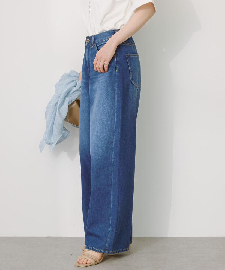 AMERICAN HOLIC「接触冷感 ワイドデニム」|デニム|