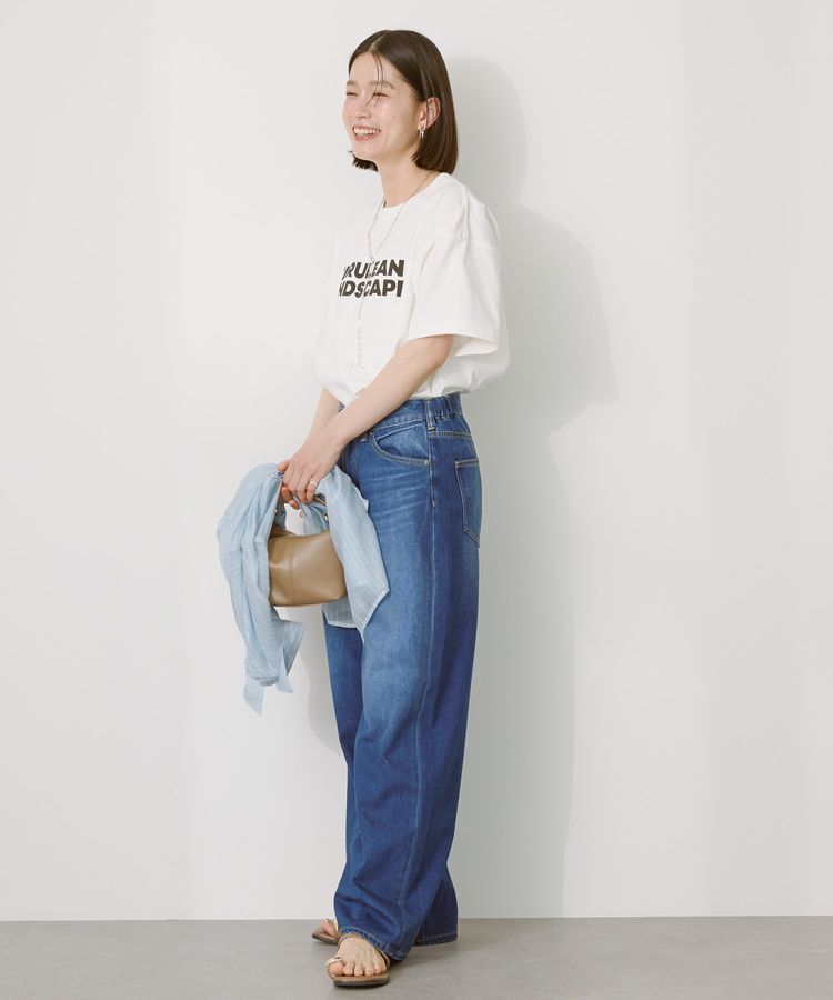 AMERICAN HOLIC「接触冷感 ワイドデニム」|デニム|