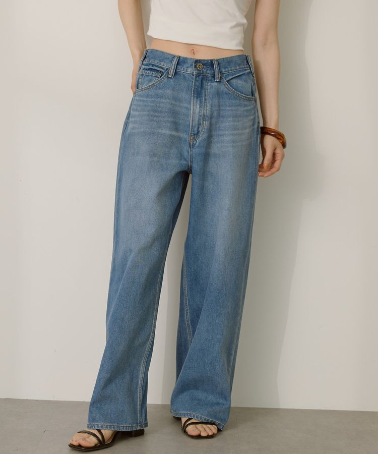 AMERICAN HOLIC「接触冷感 ワイドデニム」|デニム|