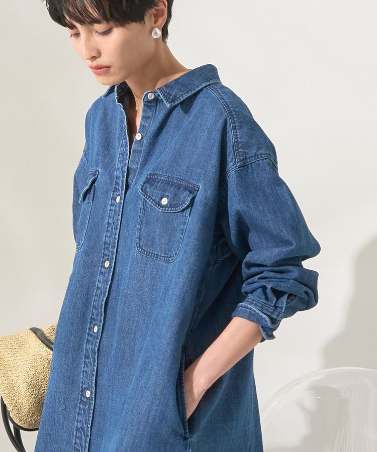 AMERICAN HOLIC「【WEB限定】デニムワンピース」|ワンピース|