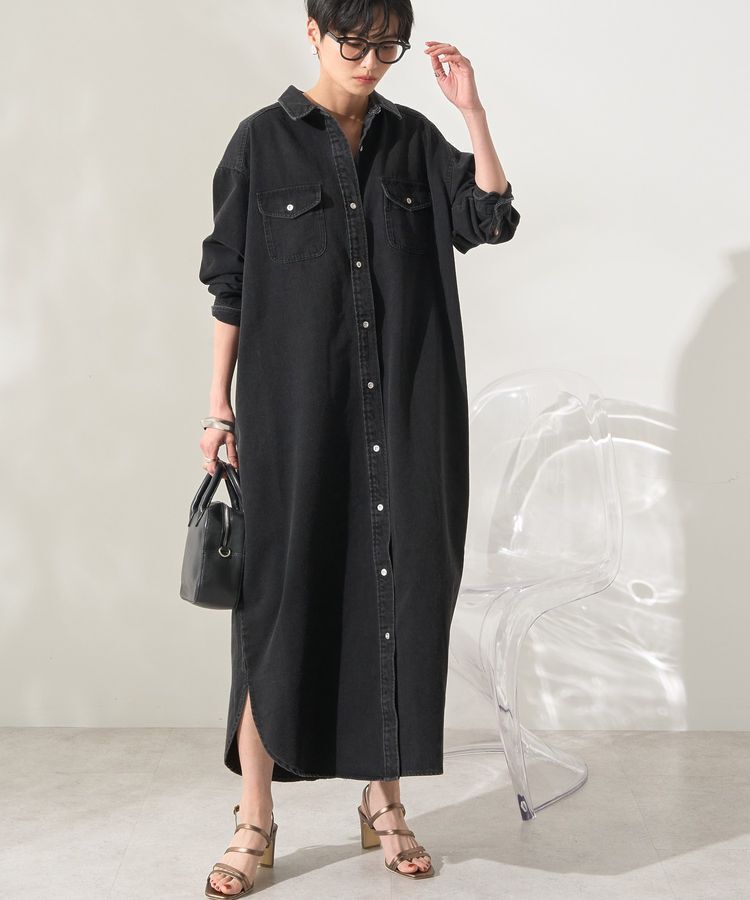 AMERICAN HOLIC「【WEB限定】デニムワンピース」|ワンピース|