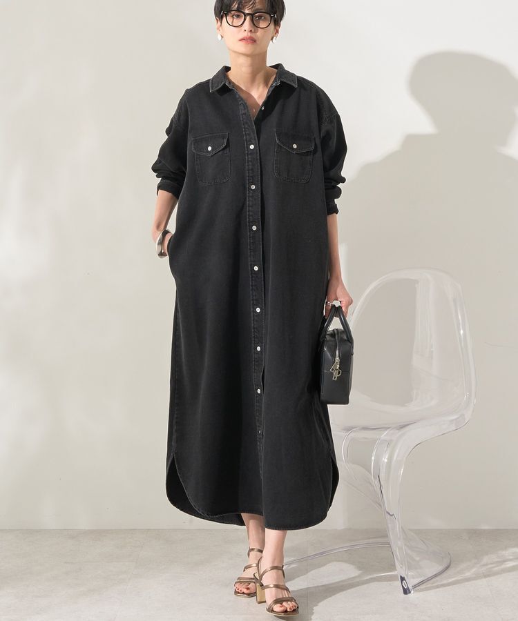 AMERICAN HOLIC「【WEB限定】デニムワンピース」|ワンピース|