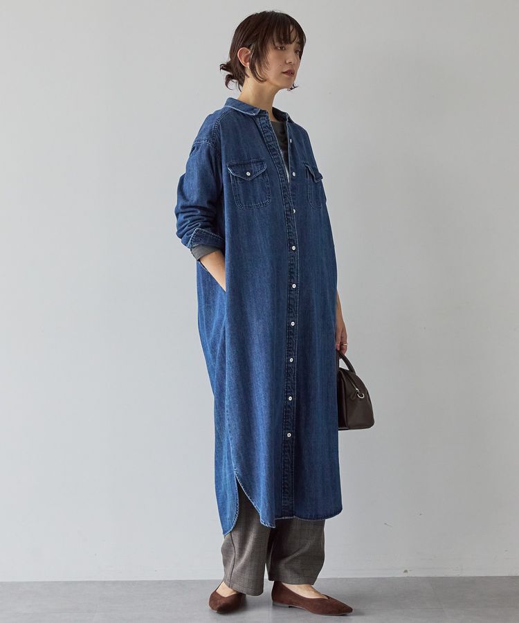 AMERICAN HOLIC「【WEB限定】デニムワンピース」|ワンピース|