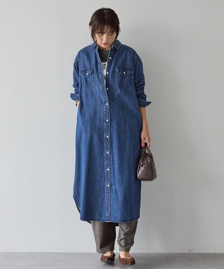 AMERICAN HOLIC「【WEB限定】デニムワンピース」|ワンピース|Indigo