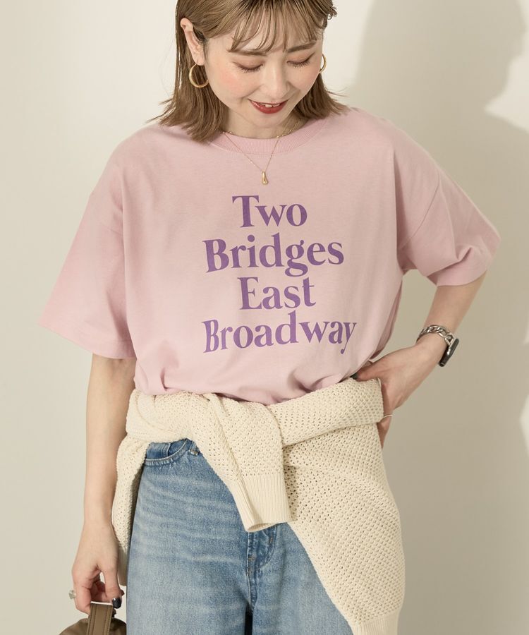 AMERICAN HOLIC「カラーロゴTシャツ」|Tシャツ・カットソー|Pink