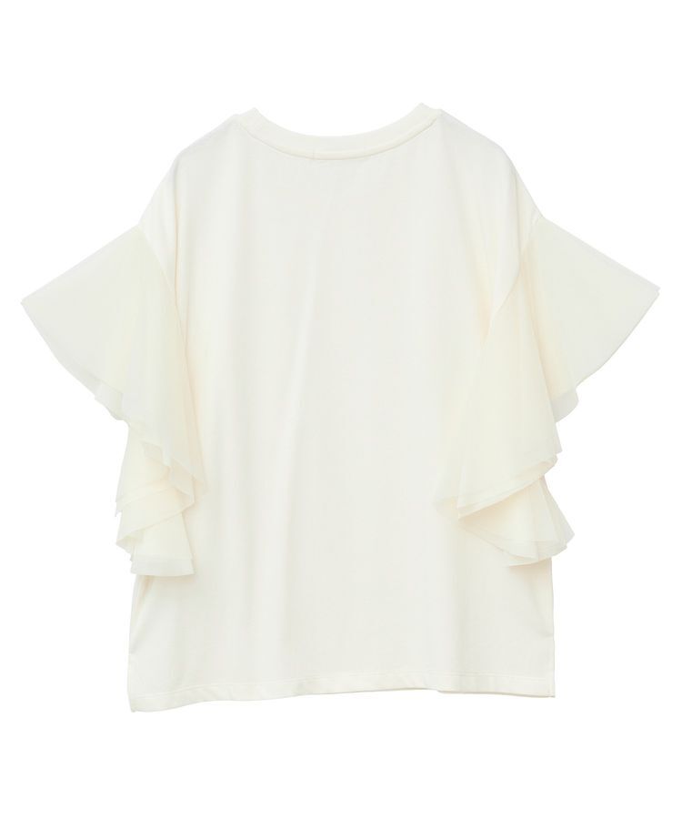 AMERICAN HOLIC「袖チュールサイドスリットプルオーバー」|Tシャツ・カットソー|