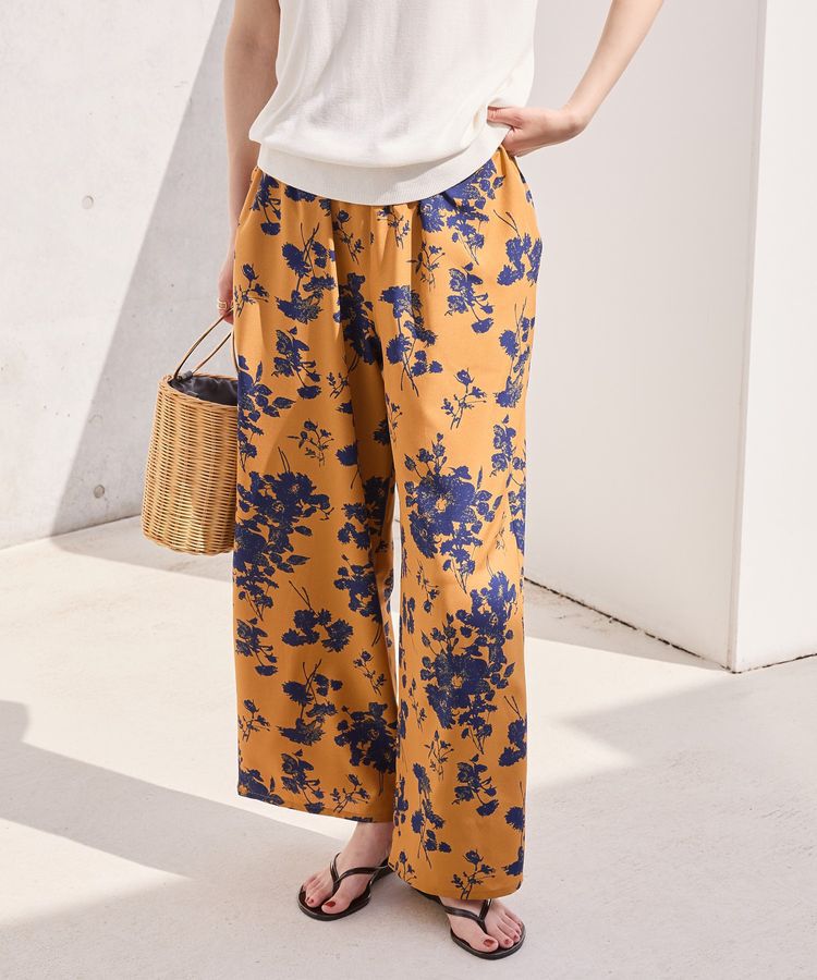 AMERICAN HOLIC「【WEB限定】アソートギャザー柄パンツ」|その他|Brown