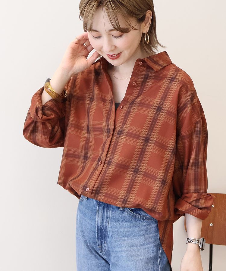 AMERICAN HOLIC「イージーケアチェックシャツ【360&deg;着こなしシャツ】」|シャツ・ブラウス|