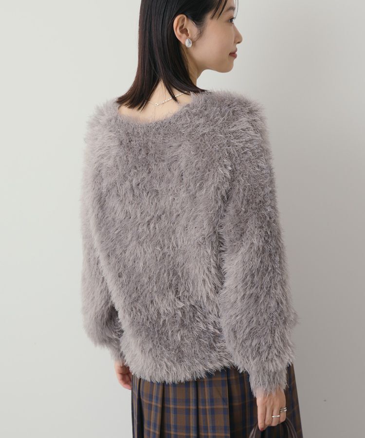 AMERICAN HOLIC「Vネックシャギーニットプルオーバー」|ニット・セーター|