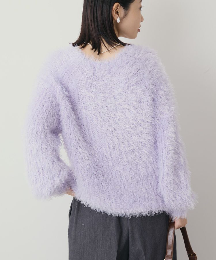 AMERICAN HOLIC「Vネックシャギーニットプルオーバー」|ニット・セーター|