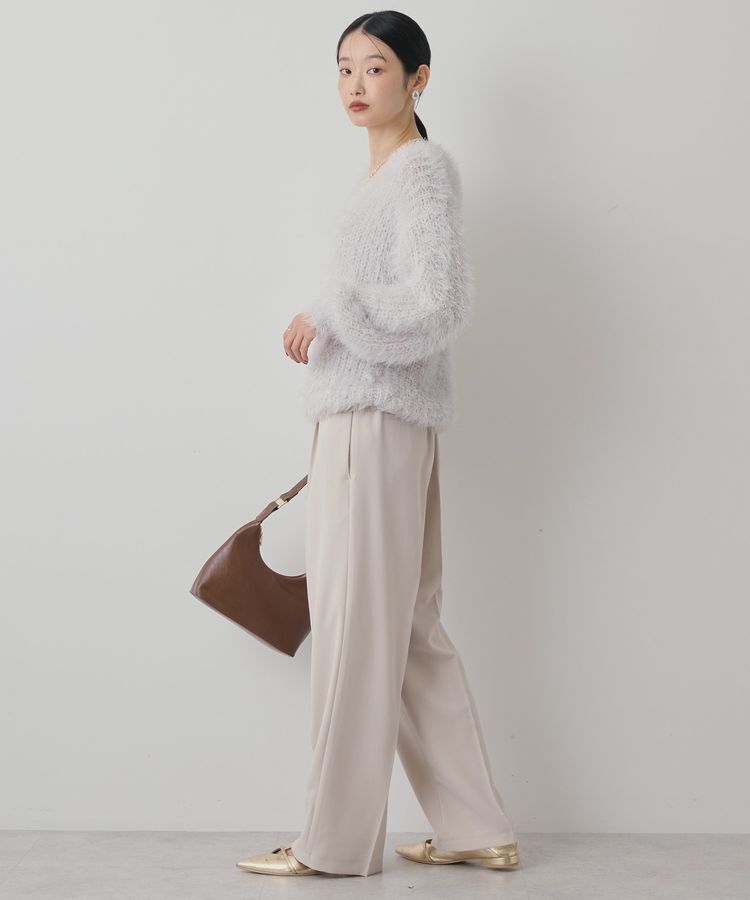 AMERICAN HOLIC「Vネックシャギーニットプルオーバー」|ニット・セーター|