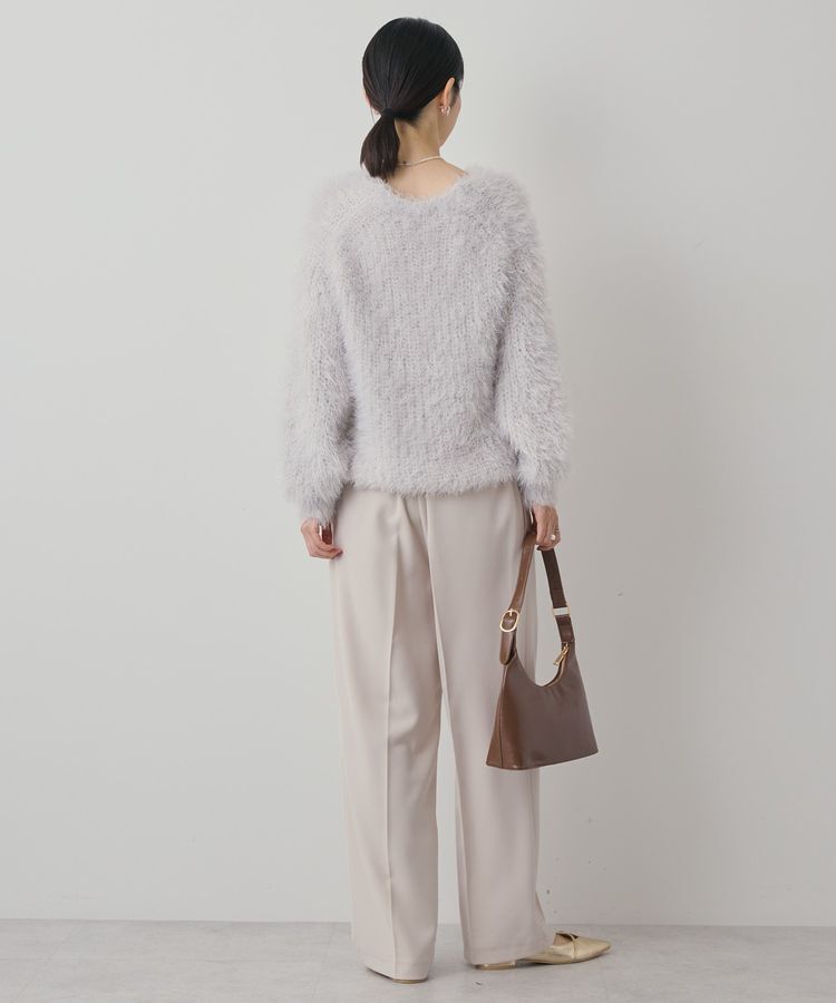 AMERICAN HOLIC「Vネックシャギーニットプルオーバー」|ニット・セーター|