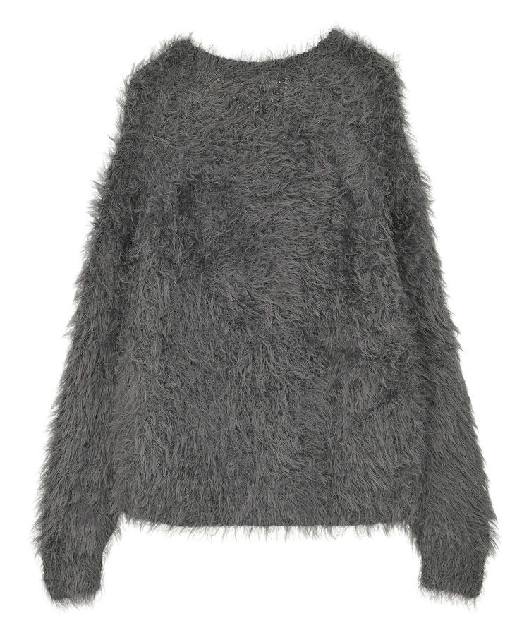 AMERICAN HOLIC「Vネックシャギーニットプルオーバー」|ニット・セーター|